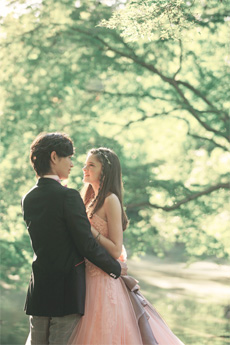 なからぎの森での二人